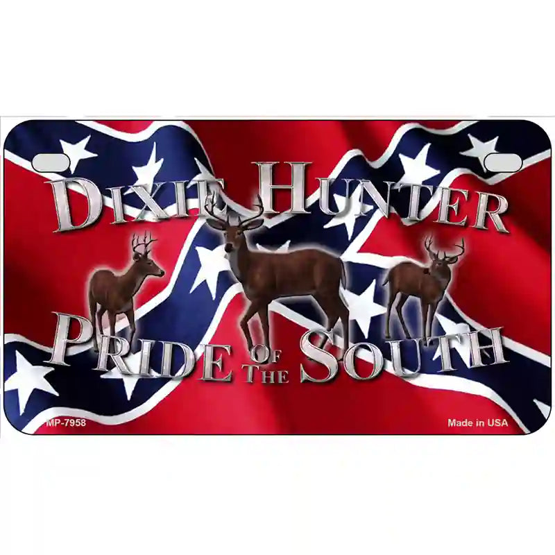 Pride Of The South Novelty Metal License Plate 7" x 4" (MP)