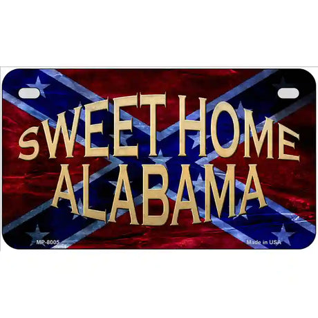 Sweet Home Alabama Novelty Metal License Plate 7" x 4" (MP)