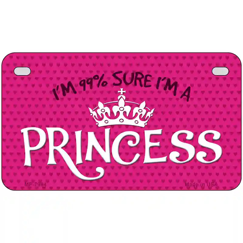 Im 99 Percent Sure Novelty Metal License Plate 7" x 4" (MP)