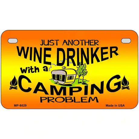 Just Another Wine Drinker Novelty Metal License Plate 7" x 4" (MP)