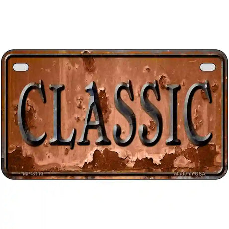 Classic Novelty Metal License Plate 7" x 4" (MP)