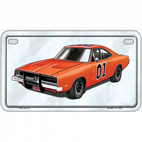 General Lee Novelty Metal License Plate 7" x 4" (MP)