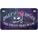 The Pirate Next Door Novelty Metal License Plate 7" x 4" (MP)