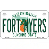 Fort Myers Florida Novelty Metal License Plate 7" x 4" (MP)