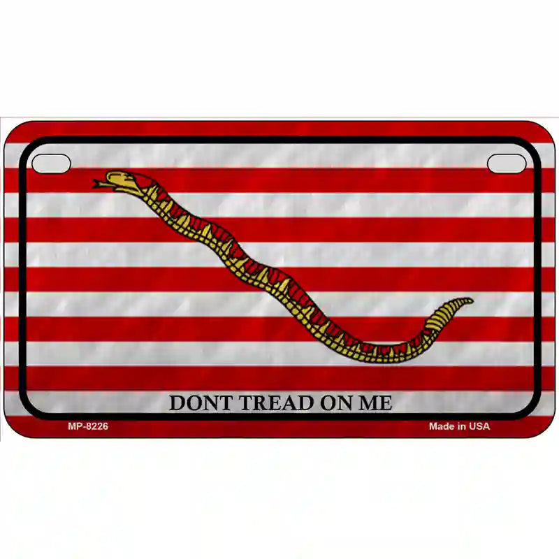 Dont Tread On Me Culpeper Novelty Metal License Plate 7" x 4" (MP)