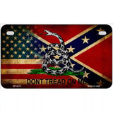 American Confederate Dont Tread Novelty Metal License Plate 7" x 4" (MP)