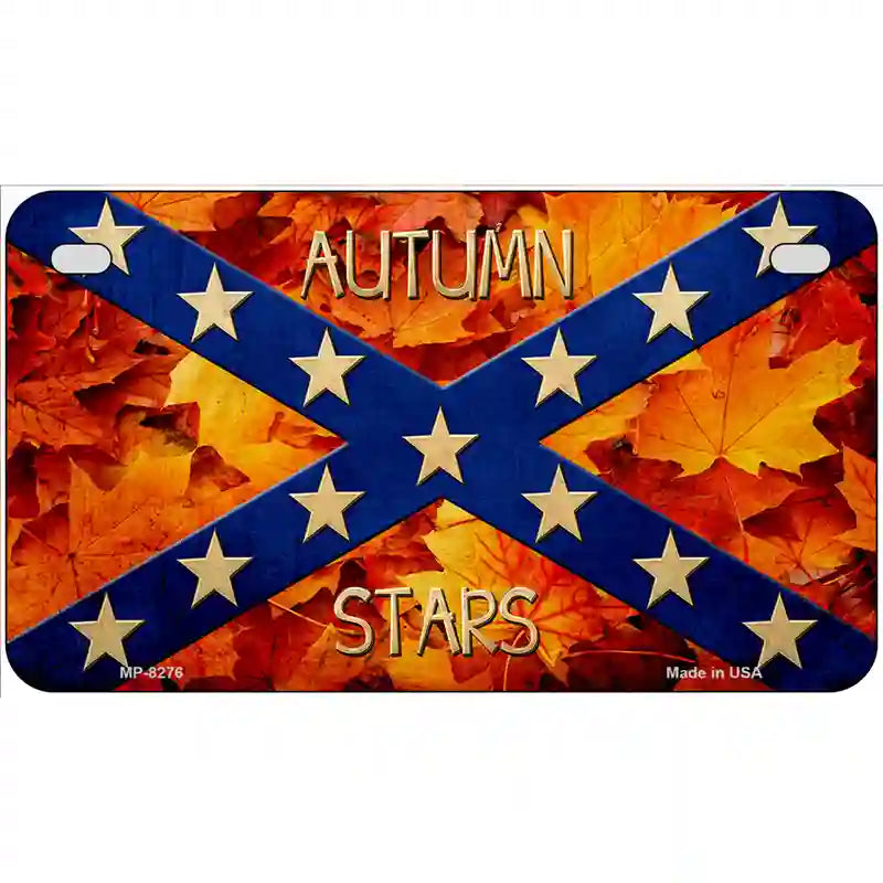 Autumn Stars Novelty Metal License Plate 7" x 4" (MP)