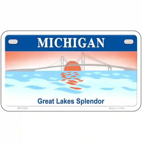 Michigan Great Lake Superior Blank Novelty Metal License Plate 7" x 4" (MP)