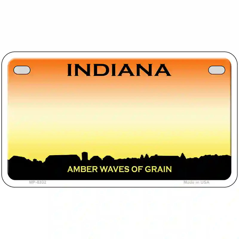 Indiana Novelty Metal License Plate LP-8332 7" x 4" (MP) / Yes