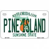 Pine Island Metal Novelty License Plate 7" x 4" (MP)