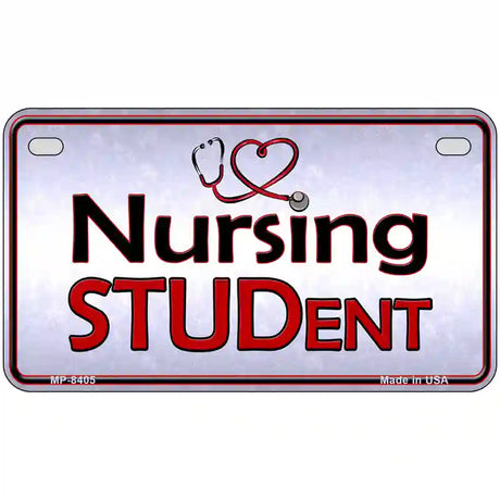 Nursing Student Metal Novelty License Plate 7" x 4" (MP)