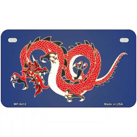 Dragon Novelty Metal License Plate 7" x 4" (MP)