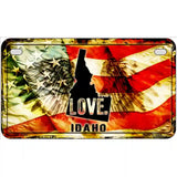 Idaho Love Metal Novelty License Plate 7" x 4" (MP)