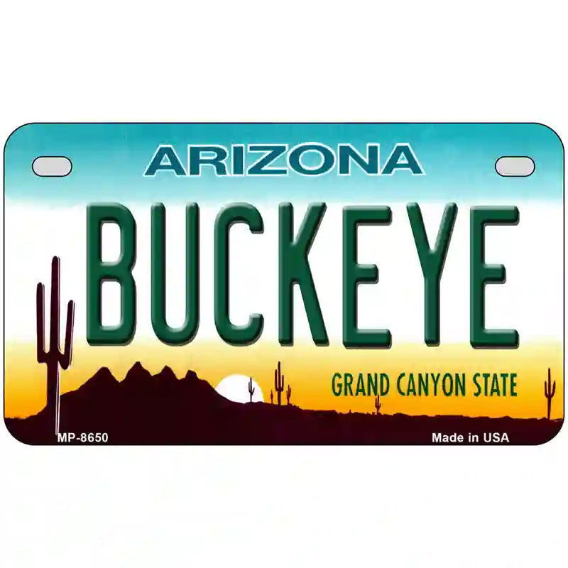 Buckeye Arizona Metal Novelty License Plate 7" x 4" (MP)