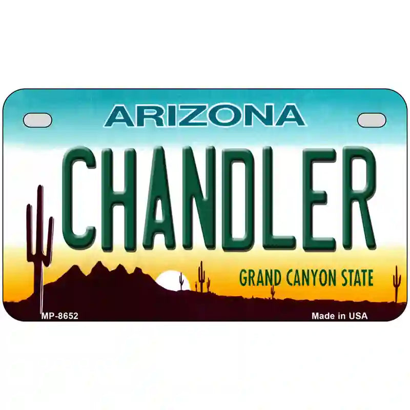 Chandler Arizona Metal Novelty License Plate 7" x 4" (MP)