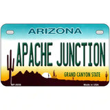 Apache Junction Arizona Metal Novelty License Plate 7" x 4" (MP)