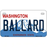 Ballard Washington Metal Novelty License Plate 7" x 4" (MP)