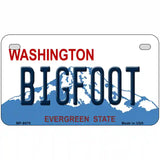 Bigfoot Washington Metal Novelty License Plate 7" x 4" (MP)