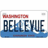 Bellevue Washington Metal Novelty License Plate 7" x 4" (MP)