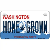 Home Grown Washington Metal Novelty License Plate 7" x 4" (MP)