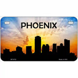 Phoenix Silhouette Metal Novelty License Plate 7" x 4" (MP)