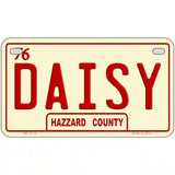 Daisy Metal Novelty License Plate 7" x 4" (MP)