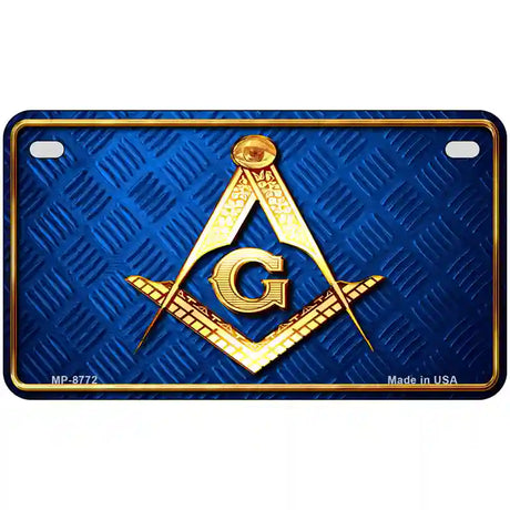 Freemasonry Metal Novelty License Plate 7" x 4" (MP)