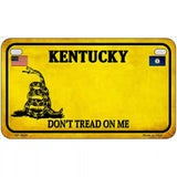 Kentucky Dont Tread On Me Metal Novelty License Plate 7" x 4" (MP)