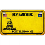 New Hampshire Dont Tread On Me Metal Novelty License Plate 7" x 4" (MP)