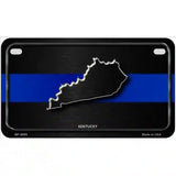 Kentucky Thin Blue Line Metal Novelty License Plate 7" x 4" (MP)