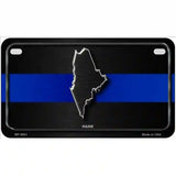 Maine Thin Blue Line Metal Novelty License Plate 7" x 4" (MP)