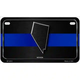 Nevada Thin Blue Line Metal Novelty License Plate 7" x 4" (MP)