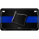 Oregon Thin Blue Line Metal Novelty License Plate 7" x 4" (MP)