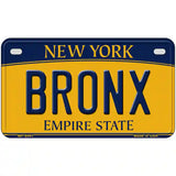 Bronx New York Metal Novelty License Plate 7" x 4" (MP)