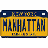 Manhattan New York Metal Novelty License Plate 7" x 4" (MP)