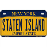 Staten Island New York Metal Novelty License Plate