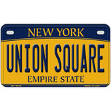 Union Square New York Metal Novelty License Plate 7" x 4" (MP)