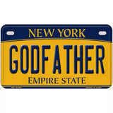 Godfather New York Metal Novelty License Plate