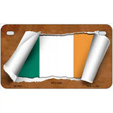 Ireland Flag Scroll Metal Novelty License Plate 7" x 4" (MP)