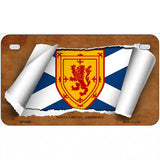 Scotland St. Andrews Flag Scroll Metal Novelty License Plate 7" x 4" (MP)