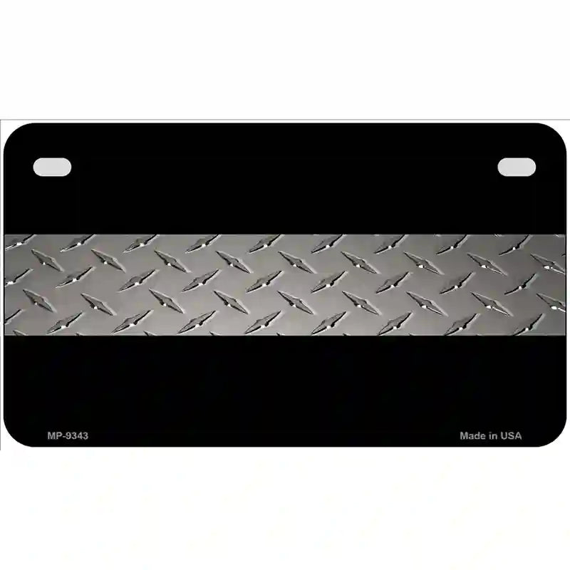 Corrections Diamond Metal Novelty License Plate 7" x 4" (MP)