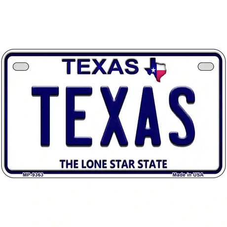 Texas Novelty Metal License Plate 7" x 4" (MP)