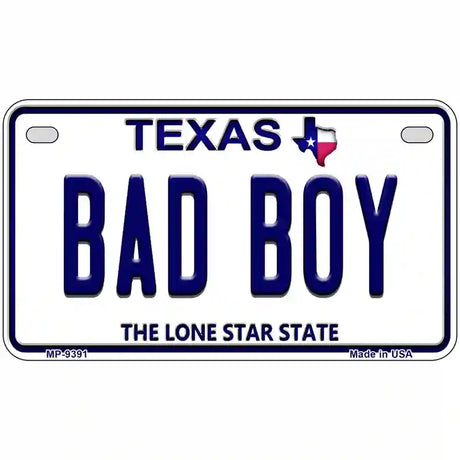 Bad Boy Texas Novelty Metal License Plate 7" x 4" (MP)