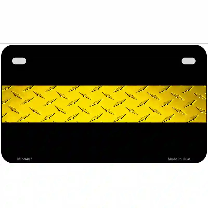 Dispatcher Diamond Novelty Metal License Plate 7" x 4" (MP)