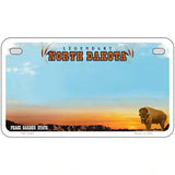 North Dakota Novelty Metal License Plate