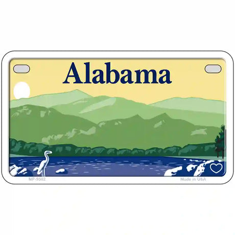 Alabama Novelty Metal License Plate