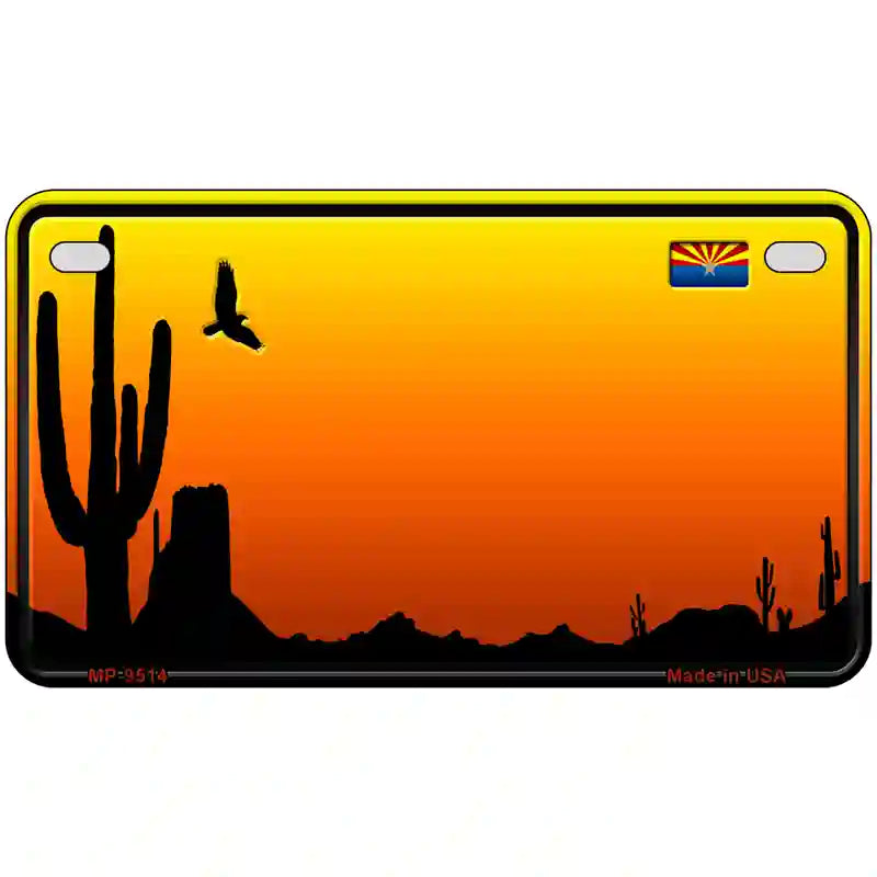 AZ Blank Scenic Novelty Metal License Plate 7" x 4" (MP)