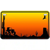 Jeep Blank Scenic Novelty Metal License Plate 7" x 4" (MP)