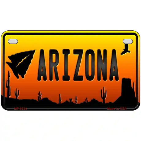 Arrowhead Arizona Scenic Novelty Metal License Plate 7" x 4" (MP)