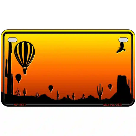 Balloon Blank Scenic Novelty Metal License Plate 7" x 4" (MP)